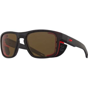 (���) �W�����{ �V�[���h M �|�[�����C�Y�h �T���O���X Julbo Shield M Polarized Sunglasses Black Transluscent/Neon Orange-Reactive High Mountain