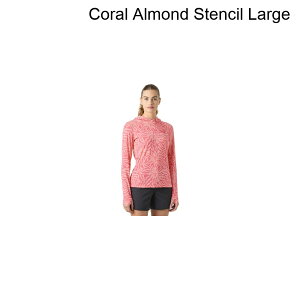 (���) �w���[�n���Z�� ���f�B�[�X ���t�@ �A�N�e�B�u �\���� �u�[�f�B - �E�B�����Y Helly Hansen women Lifa Active Solen Hoodie - Women's Coral Almond Stencil Large
