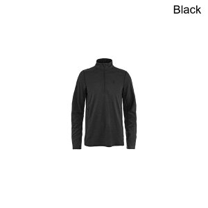 (���) �t�F�[�����[�x�� �����Y �A�r�X�R �f�C �n�C�N 1/2-�W�b�v �g�b�v - �����Y Fjallraven men Abisko Day Hike 1/2-Zip Top - Men's Black