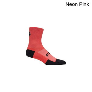 (���) �t�H�b�N�X���[�V���O �t���b�N�X�G�A�[ �����m 6�C���` �\�b�N Fox Racing Flexair Merino 6in Sock Neon Pink