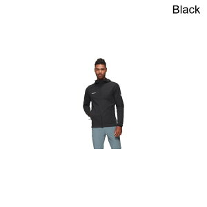 (���) �}���[�g �����Y �O���j�e �\�[ �t�[�f�b�g �W���P�b�g - �����Y Mammut men GRANITE SO Hooded Jacket - Men's Black
