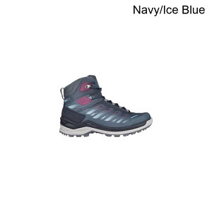 (���) ���[�o�[ ���f�B�[�X �t�F���b�N�X Gtx �~�b�h �n�C�L���O �u�[�c - �E�B�����Y Lowa women Ferrox GTX Mid Hiking Boot - Women's Navy/Ice Blue