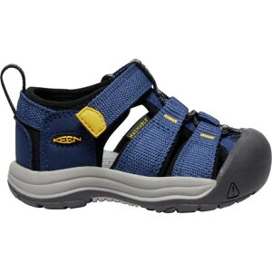 (���) �L�[�� �g�h���[ �j���[�|�[�g �G�C�`�c�[ �T���_�� - �g�b�h���[ KEEN toddler Newport H2 Sandal - Toddlers' Naval Academy/Keen Yellow