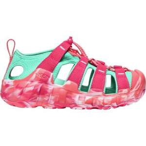 (���) �L�[�� �L�b�Y �n�C�p�[�|�[�g �G�C�`�c�[ �T���_�� - �L�b�Y KEEN kids Hyperport H2 Sandal - Kids' Raspberry/Pool Blue