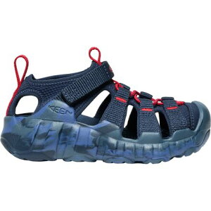 (���) �L�[�� �g�h���[ �n�C�p�[�|�[�g �G�C�`�c�[ �T���_�� - �g�b�h���[ KEEN toddler Hyperport H2 Sandal - Toddlers' Naval Academy/Red Carpet