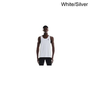 (���) �I�������j���O �����Y �p�t�H�[�}���X �^���N �g�b�v - �����Y On Running men Performance Tank Top - Men's White/Silver