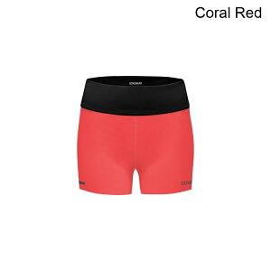(���) �S�A�E�F�A ���f�B�[�X ���[�X �V���[�g �^�C�g - �E�B�����Y GOREWEAR women Concurve Race Short Tight - Women's Coral Red