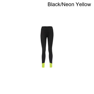 (���) �S�A�E�F�A ���f�B�[�X �T�[�� �n�C�u���b�g �^�C�g - �E�B�����Y GOREWEAR women Concurve Thermo Hybrid Tight - Women's Black/Neon Yellow