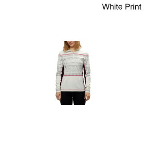 (���) �X�E�B�b�N�X ���f�B�[�X �e�B�X�^ 1/2-�W�b�v �g�b�v - �E�B�����Y Swix women Tista 1/2-Zip Top - Women's White Print