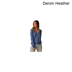 (���) �J�[�� �f�U�C�� ���f�B�[�X �W�����G�b�g V-�l�b�N �Z�[�^�[ - �E�B�����Y Carve Designs women Juliet V-Neck Sweater - Women's Denim Heather