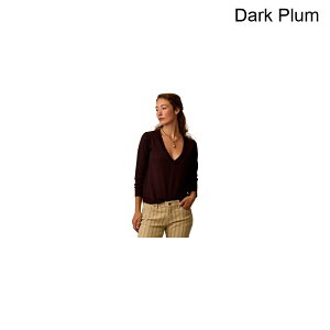 (���) �J�[�� �f�U�C�� ���f�B�[�X �W�����G�b�g V-�l�b�N �Z�[�^�[ - �E�B�����Y Carve Designs women Juliet V-Neck Sweater - Women's Dark Plum