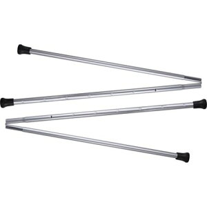 (���) �r�b�O�A�O�l�X �o�b�N�p�b�L���O �^�[�v �|�[���Y Big Agnes Backpacking Tarp Poles Silver