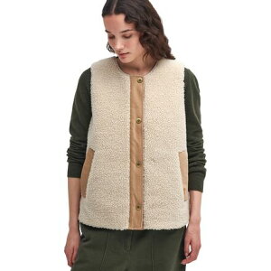 (���) �o�u�A�[ ���f�B�[�X �_���V�[ ���C�i�[ �x�X�g - �E�B�����Y Barbour women Dulsie Liner Vest - Women's Ecru/Ancient