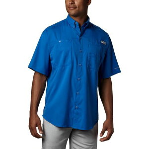 (���) �R�����r�A �����Y �^�~�A�~ �� �V���[�g�X���[�u �V���c - �����Y Columbia men Tamiami II Short-Sleeve Shirt - Men's Vivid Blue