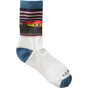 (���) �G���G���r�[�� �J�^�f�B�� �}�E���e�� �n�C�J�[ �\�b�N�X L.L.Bean Katahdin Mountain Hiker Socks Shore/Mallard Blue