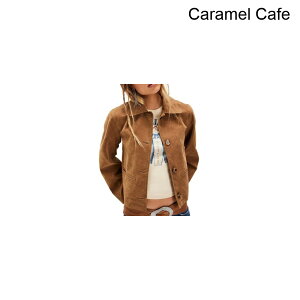 (���) �t���[�s�[�v�� ���f�B�[�X �w�� �r�[�K�� �V�F�� �W���P�b�g - �E�B�����Y Free People women Hera Vegan Sierra Jacket - Women's Caramel Cafe