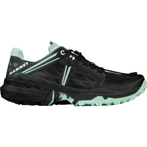 (���) �}���[�g �����Y �T�[�e�B�b�N �g���C�� �����j���O �V���[�Y - �����Y Mammut men Sertig Trail Running Shoe - Men's Black/Neo Mint