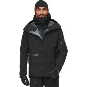 (���) �}���[�g �����Y �A�C�K�[ �m�[�h�����g �v�� HS �t�[�f�b�g �W���P�b�g - �����Y Mammut men Eiger Nordwand Pro HS Hooded Jacket - Men's Black
