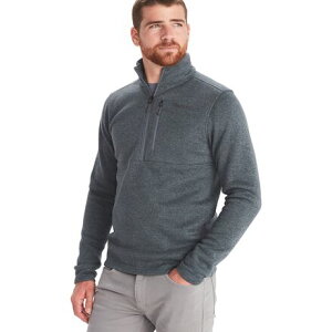 (���) �}�[���b�g �����Y �h���b�v ���C�� 1/2-�W�b�v �t���[�X �W���P�b�g - �����Y Marmot men Drop Line 1/2-Zip Fleece Jacket - Men's Steel Onyx