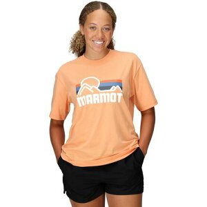 (���) �}�[���b�g ���f�B�[�X �R�[�X�^�� T-�V���c - �E�B�����Y Marmot women Coastal T-Shirt - Women's Fresh Apricot