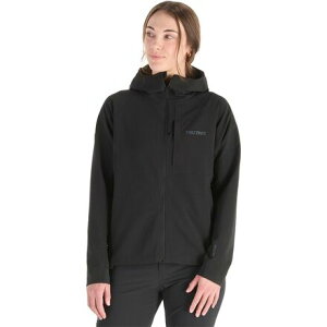 (���) �}�[���b�g ���f�B�[�X �s�i�N�� �h���C�N���C�� �u�[�f�B - �E�B�����Y Marmot women Pinnacle DriClime Hoodie - Women's Black