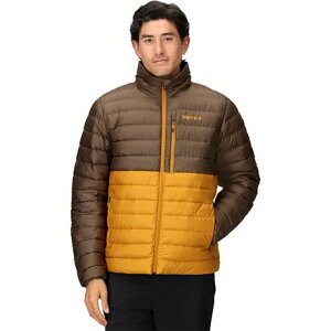 (���) �}�[���b�g �����Y �n�C�����_�[ �_�E�� �W���P�b�g - �����Y Marmot men Highlander Down Jacket - Men's Claystone/Honey Glaze