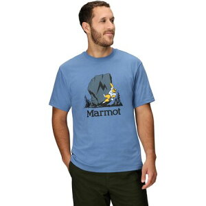 (���) �}�[���b�g �����Y �{���_�����O �}�[�e�B �V���[�g�X���[�u �V���c - �����Y Marmot men Bouldering Marty Short-Sleeve Shirt - Men's Rain Cloud
