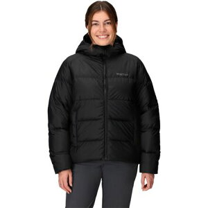 (���) �}�[���b�g ���f�B�[�X �K�C�Y �_�E�� �t�[�f�b�g �W���P�b�g - �E�B�����Y Marmot women Guides Down Hooded Jacket - Women's Black