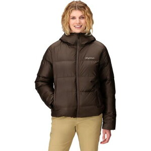 (���) �}�[���b�g ���f�B�[�X �K�C�Y �_�E�� �t�[�f�b�g �W���P�b�g - �E�B�����Y Marmot women Guides Down Hooded Jacket - Women's Hickory Nut