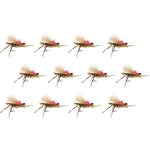 (���) �����^�i�t���C�J���p�j�[ Kk's �w���l�x���[ �z�b�p�[ - 12 �p�b�N Montana Fly Company Kk's Henneberry Hopper - 12 Pack Tan