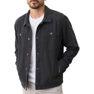 (���) �}�������C���[ �����Y �p�g���b�N �L�����o�X �I�[�o�[�V���c - �����Y Marine Layer men Patrick Canvas Overshirt - Men's Faded Black