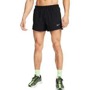(���) �i�C�L �����Y �h���C-�t�B�b�g �t�@�X�g 3�C���` �V���[�g - �����Y Nike men Dri-Fit Fast 3in Short - Men's Black/Black/Reflective Silver