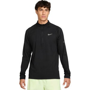 (���) �i�C�L �����Y �h���C-�t�B�b�g �X�g���C�h 1/2-�W�b�v �~�b�h���C���[ - �����Y Nike men Dri-Fit Stride 1/2-Zip Midlayer - Men's Black/Reflective Silv