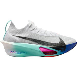 (���) �i�C�L ���f�B�[�X �A���t�@�t���C 3 �����j���O �V���[�Y - �E�B�����Y Nike women Alphafly 3 Running Shoe - Women's White/Black-Hyper Turq-Concord