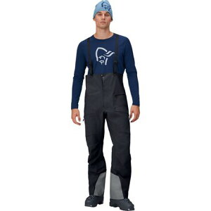 (���) �m���[�i �����Y ���A �S�A-�e�b�N�X �T���y�b�g - �����Y Norrona men More GORE-TEX Salopette - Men's Caviar