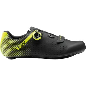 (���) �m�[�X�E�F�[�u �����Y �R�A �v���X 2 �T�C�N�����O �V���[�Y - �����Y Northwave men Core Plus 2 Cycling Shoe - Men's Black/Yellow Fluo