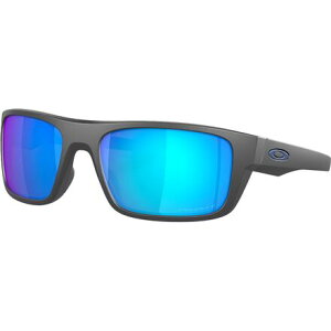(���) �I�[�N���[ �h���b�v �|�C���g �v���Y�� �|�[�����C�Y�h �T���O���X Oakley Drop Point Prizm Polarized Sunglasses Matte Dark Grey - Prizm Saphire