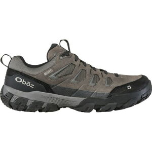 (���) �I�{�Y �����Y �\�[�g�D�[�X X ���E B-�h���C �V���[�Y - ���C�h - �����Y Oboz men Sawtooth X Low B-Dry Shoe - Wide - Men's Charcoal