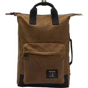 (���) �o�u�A�[ �t�B�[���h ���b�N�X �W�b�v �o�b�N�p�b�N Barbour Field Wax Zip Backpack Tan/Black