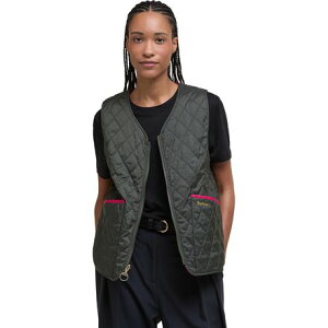 (���) �o�u�A�[ ���f�B�[�X �}�C ���o�[�V�u�� ���C�i�[ �x�X�g - �E�B�����Y Barbour women My Reversible Liner Vest - Women's Sage/Zeni Pink