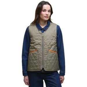 (���) �o�u�A�[ ���f�B�[�X �}�C ���o�[�V�u�� ���C�i�[ �x�X�g - �E�B�����Y Barbour women My Reversible Liner Vest - Women's Timberwolf/Marigold