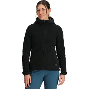 (���) �A�E�g�h�A ���T�[�` ���f�B�[�X �|�[���e�b�N 200 �u�[�f�B - �E�B�����Y Outdoor Research women Polartec 200 Hoodie - Women's Black