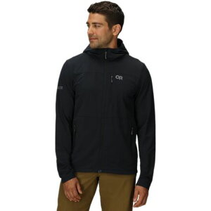 (���) �A�E�g�h�A ���T�[�` �����Y �t�F���b�V�[ �t�[�f�b�g �W���P�b�g - �����Y Outdoor Research men Ferrosi Hooded Jacket - Men's Black