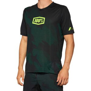 (���) 100% �����Y �G�A�}�`�b�N �V���[�g�X���[�u �W���[�W - �����Y 100% men Airmatic Short-Sleeve Jersey - Men's Limited Edition Black Camo
