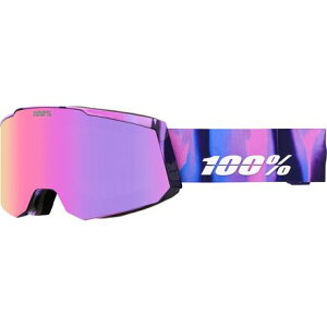 (���) 100% �X�m�[�N���t�g S �S�[�O�� 100% Snowcraft S Goggle Ink/HiPER Purple Mirror/HiPER Turquoise Mirror