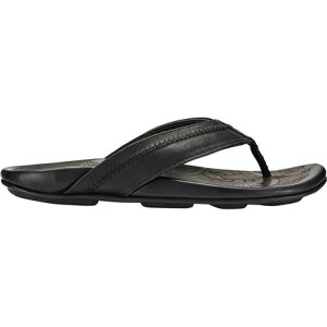 (���) �I���J�C �����Y �q�A�| �t���b�v �t���b�v - �����Y Olukai men Hiapo Flip Flop - Men's Lava Rock/Lava Rock