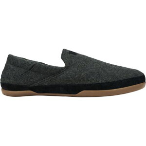 (���) �I���J�C �����Y �V���[�Y - �����Y Olukai men Kalawa Shoe - Men's Dark Shadow/Dark Shadow
