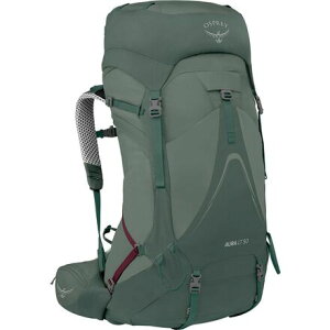 (���) �I�X�v���[�p�b�N ���f�B�[�X �I�[�� AG Lt 50L �p�b�N - �E�B�����Y Osprey Packs women Aura AG LT 50L Pack - Women's Koseret/Darjeeling Spring Green