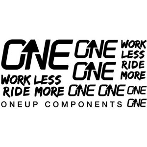(���) �����A�b�v�R���|�[�l���g �n���h���o�[ �f�J�[�� �L�b�g OneUp Components Handlebar Decal Kit Black