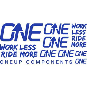 (���) �����A�b�v�R���|�[�l���g �n���h���o�[ �f�J�[�� �L�b�g OneUp Components Handlebar Decal Kit Blue